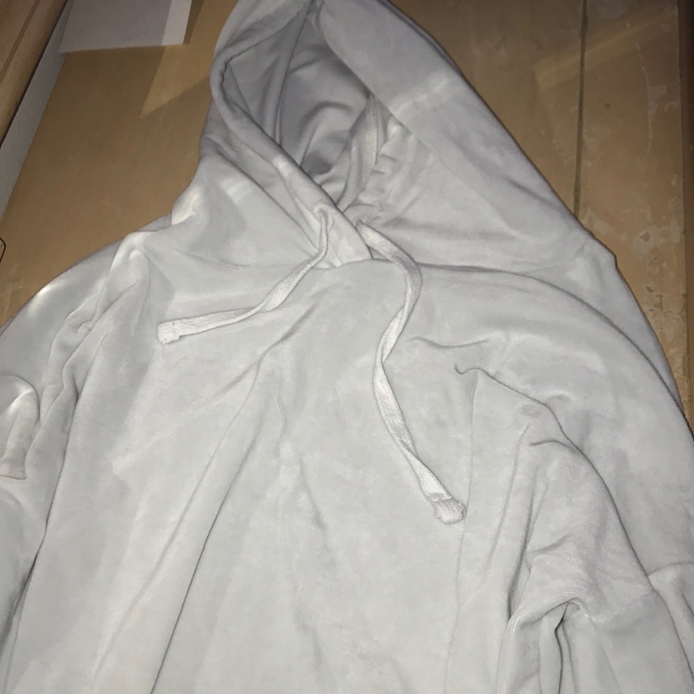 a hoodie